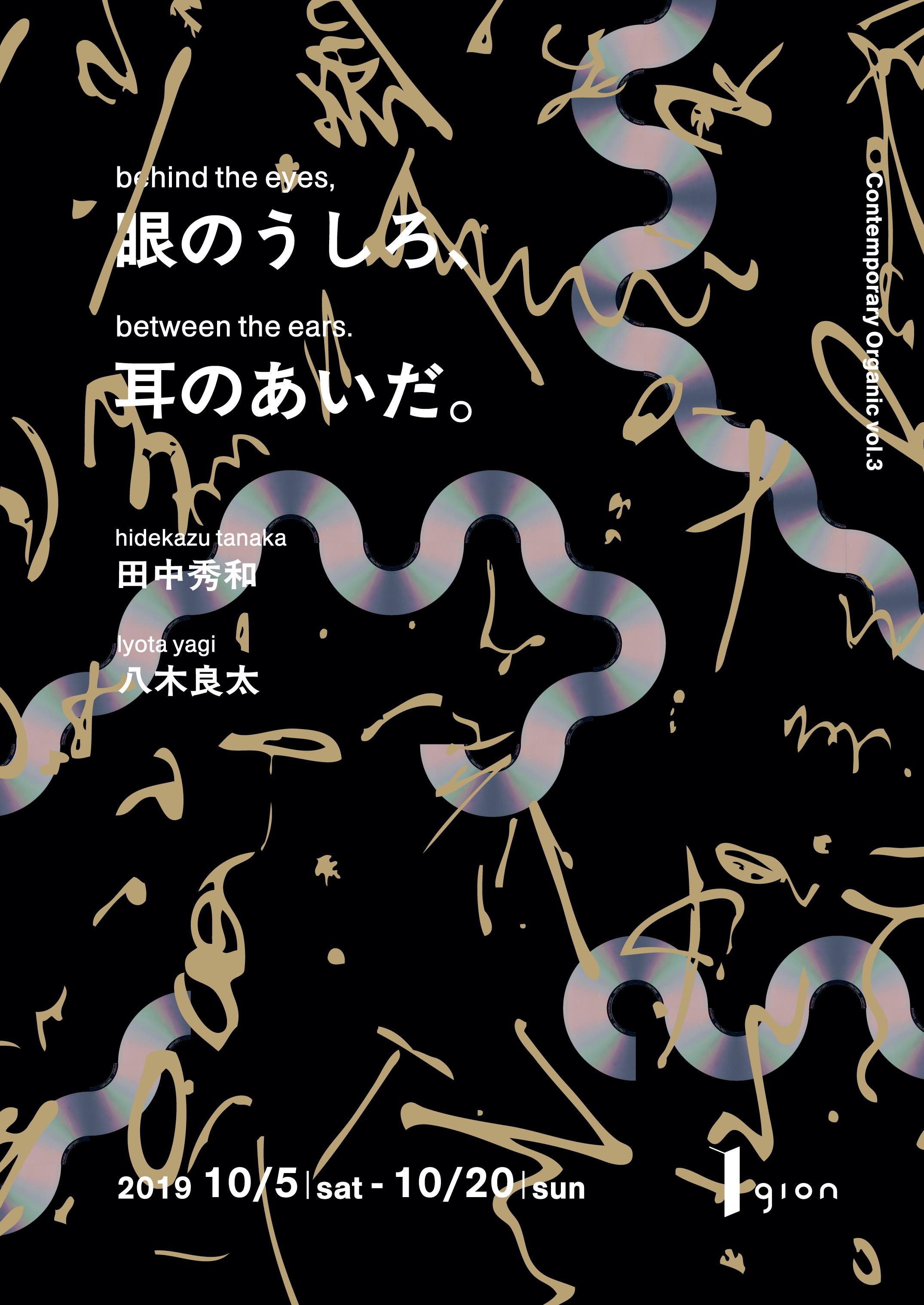 田中 秀和 八木 良太 ふたり展 眼のうしろ 耳のあいだ Y Gion